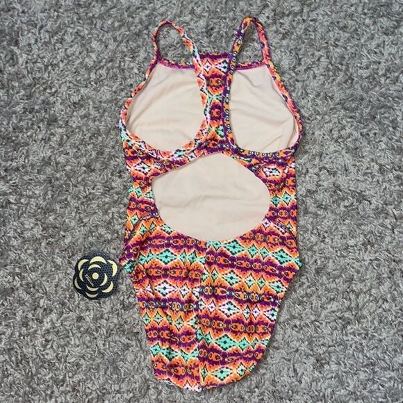 Kalua One-Piece Swimsuit Geometric  NWT (New With Tags) Brand New - Picture 3 of 6